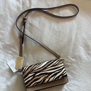 Michael Kors Zebra Pattern Crossbody Bag